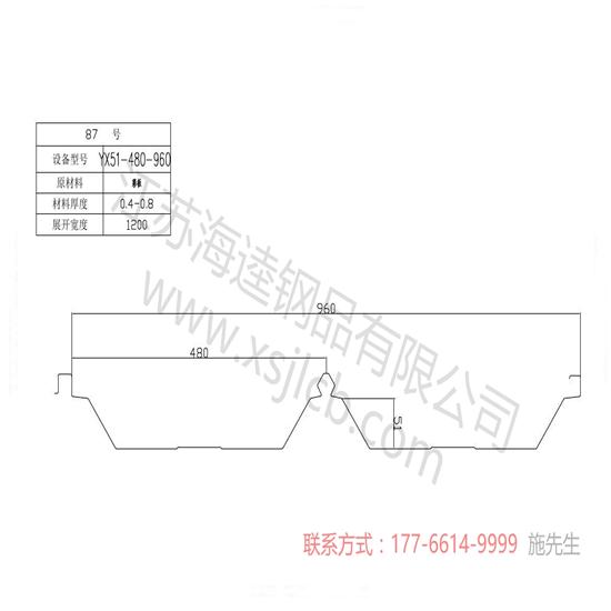 YX65-180-540閉口樓承板的產品性能